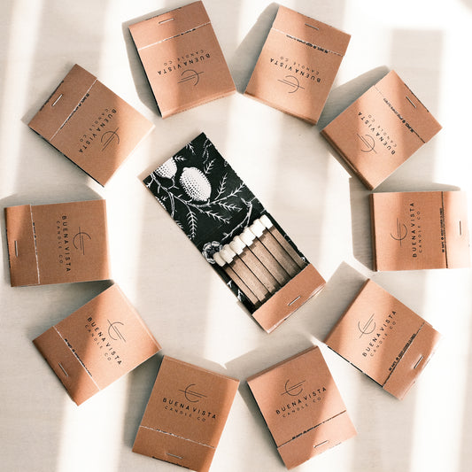 Buena Vista Candles Branded Matchbook