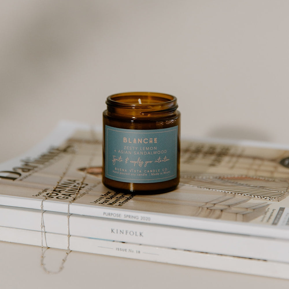 Blanche in Amber Luxe Glass