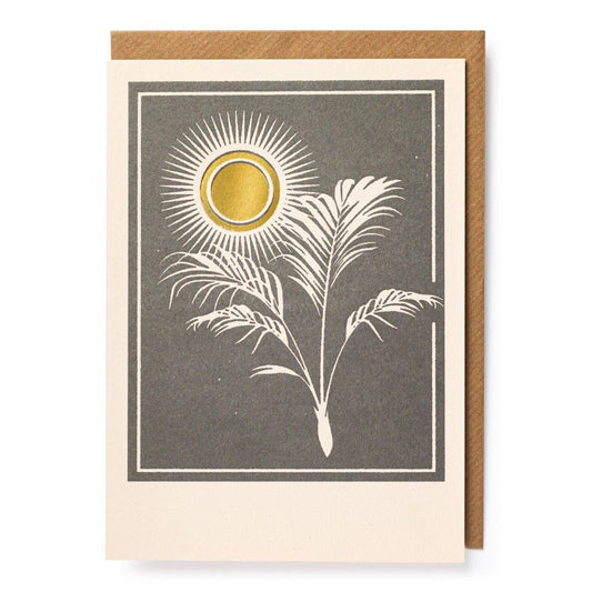 Gold Papyrus Greeting Card