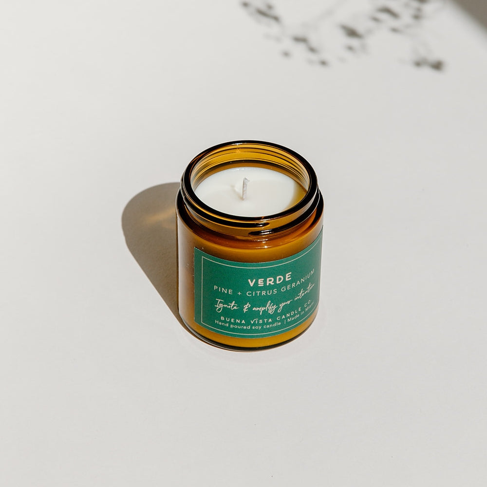 Verde in Amber Luxe Glass