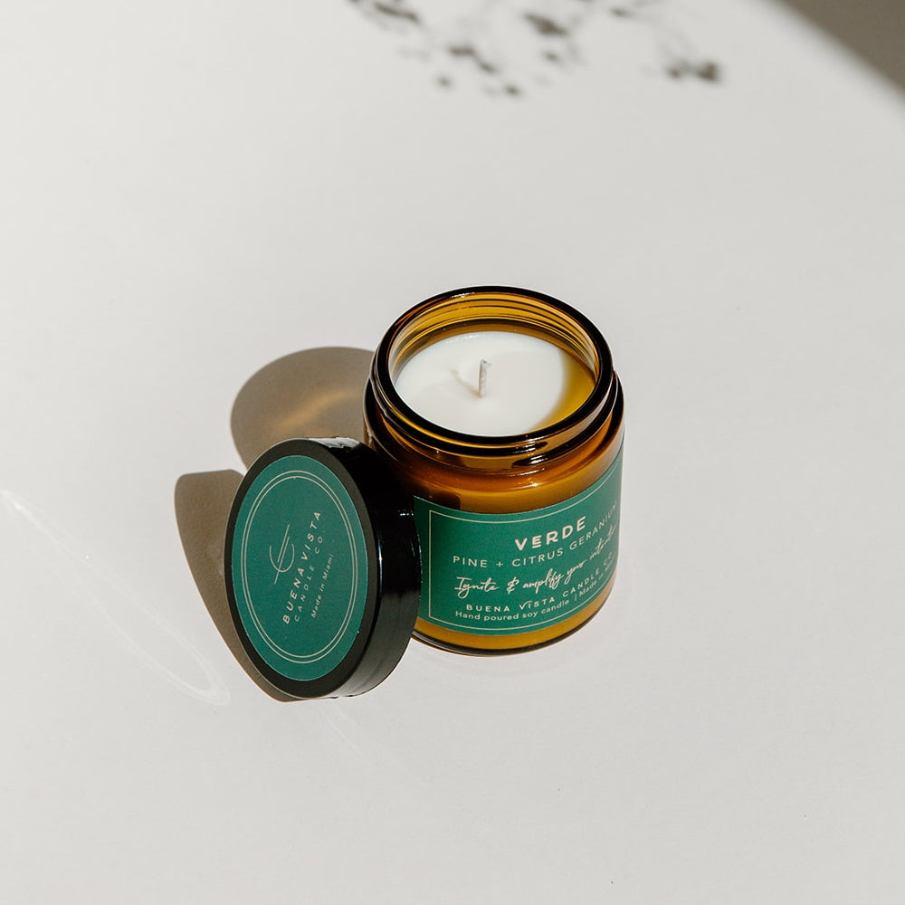Verde in Amber Luxe Glass