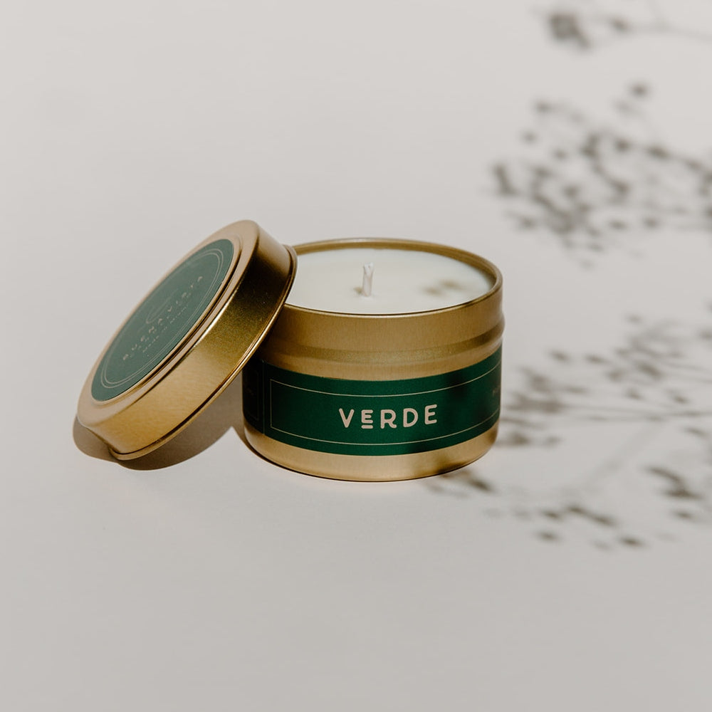 Verde in Golden Travel Tin